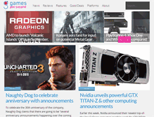 Tablet Screenshot of gamespersecond.com
